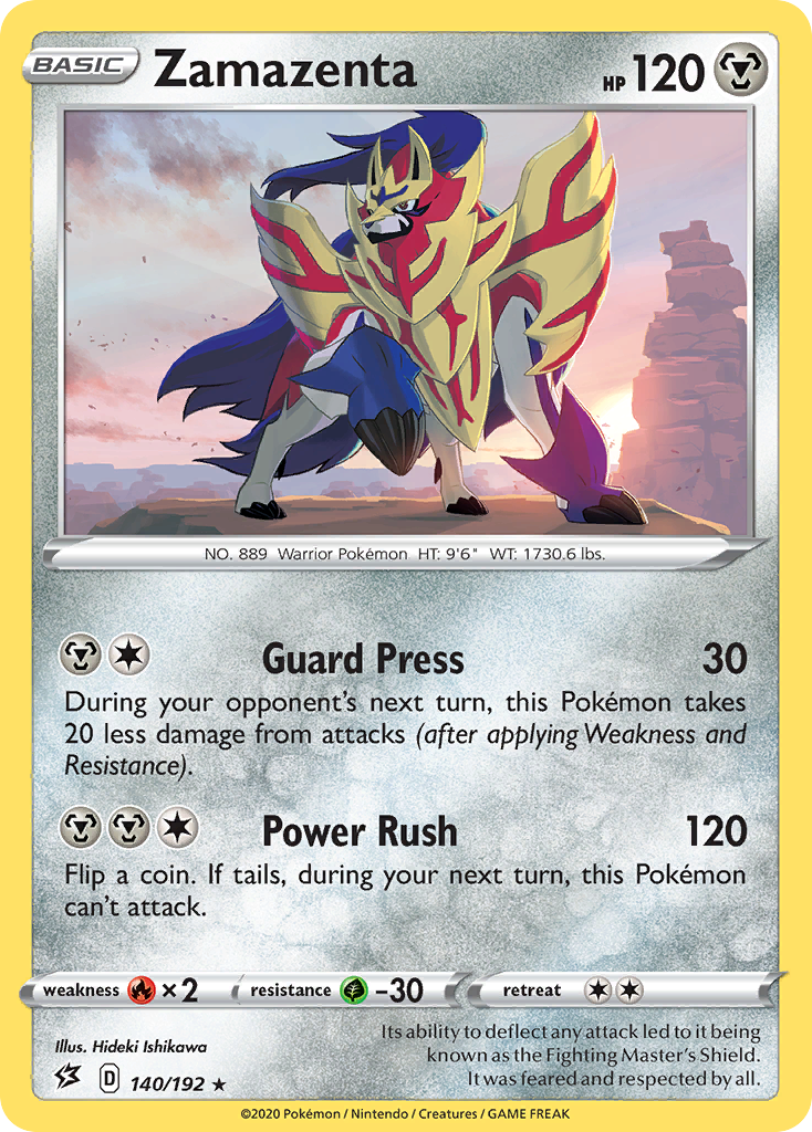 Zamazenta (140/192) [Sword & Shield: Rebel Clash] | Exor Games Truro