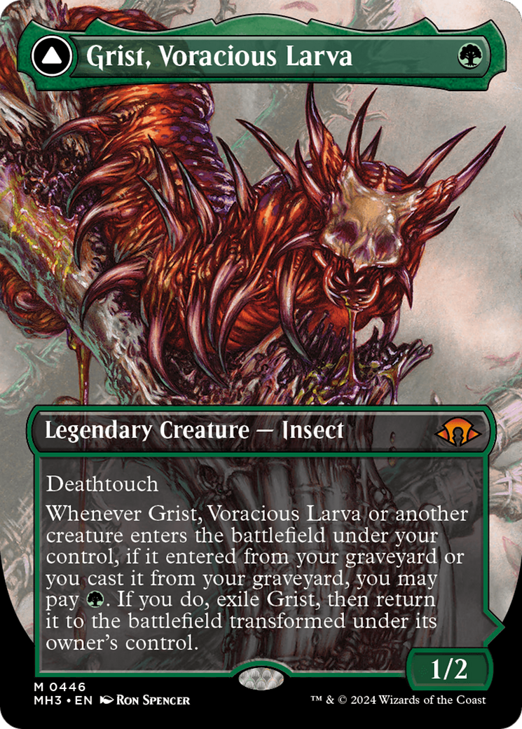 Grist, Voracious Larva // Grist, the Plague Swarm (Borderless) [Modern Horizons 3] | Exor Games Truro