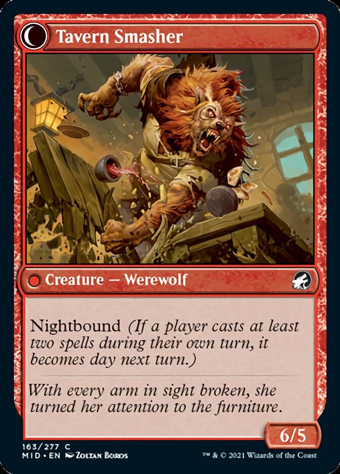 Tavern Ruffian // Tavern Smasher [Innistrad: Midnight Hunt] | Exor Games Truro