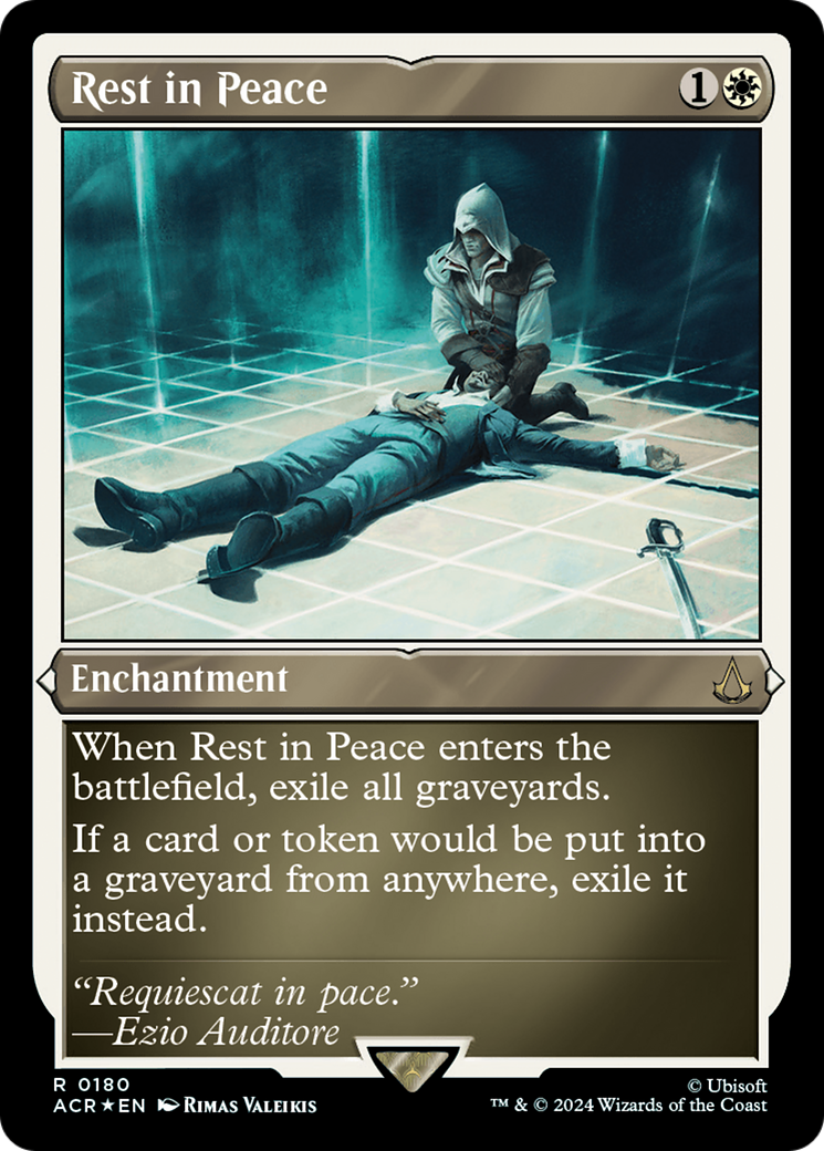 Rest in Peace (Foil Etched) [Assassin's Creed] | Exor Games Truro