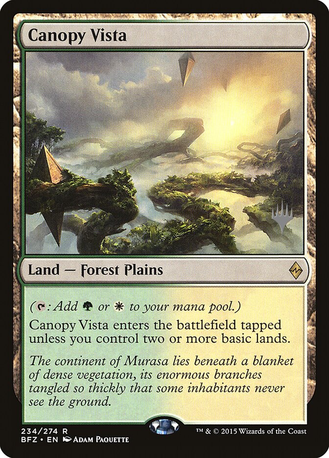 Canopy Vista [Battle for Zendikar Promos] | Exor Games Truro