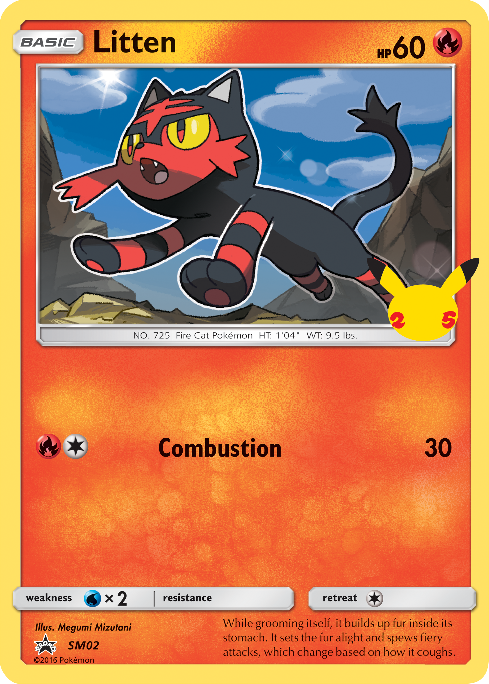 Litten (SM02) (Jumbo Card) [First Partner Pack] | Exor Games Truro