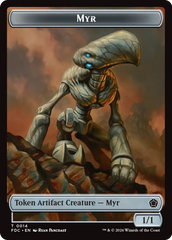 Thopter // Myr Double-Sided Token [Foundations Commander Tokens] | Exor Games Truro