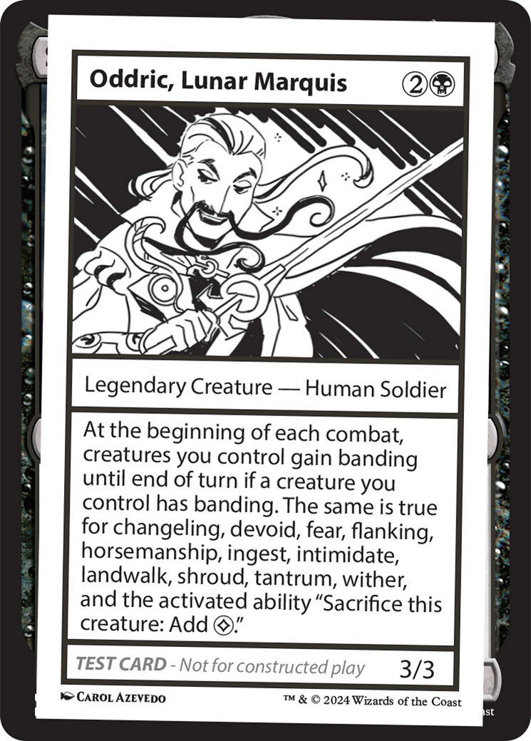 Oddric, Lunar Marquis [Mystery Booster 2 Playtest Cards] | Exor Games Truro