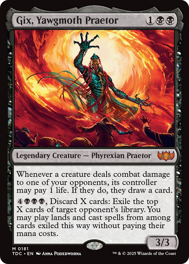 Gix, Yawgmoth Praetor [Tarkir: Dragonstorm Commander] | Exor Games Truro