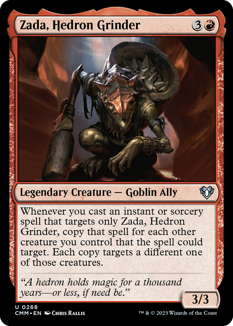 Zada, Hedron Grinder [Commander Masters] | Exor Games Truro