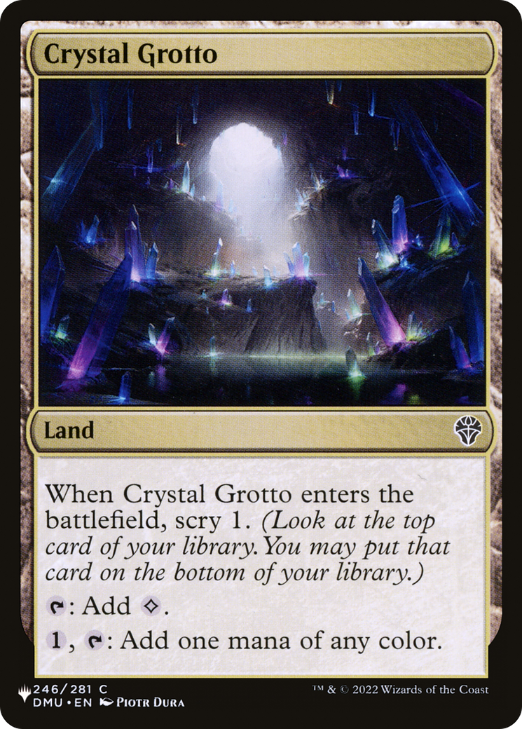 Crystal Grotto [The List Reprints] | Exor Games Truro