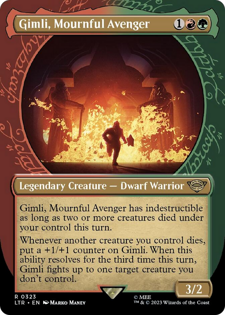 Gimli, Mournful Avenger (Showcase Ring Frame) [The Lord of the Rings: Tales of Middle-Earth] | Exor Games Truro