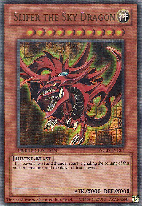 Slifer the Sky Dragon [YGLD-ENG01] Ultra Rare | Exor Games Truro