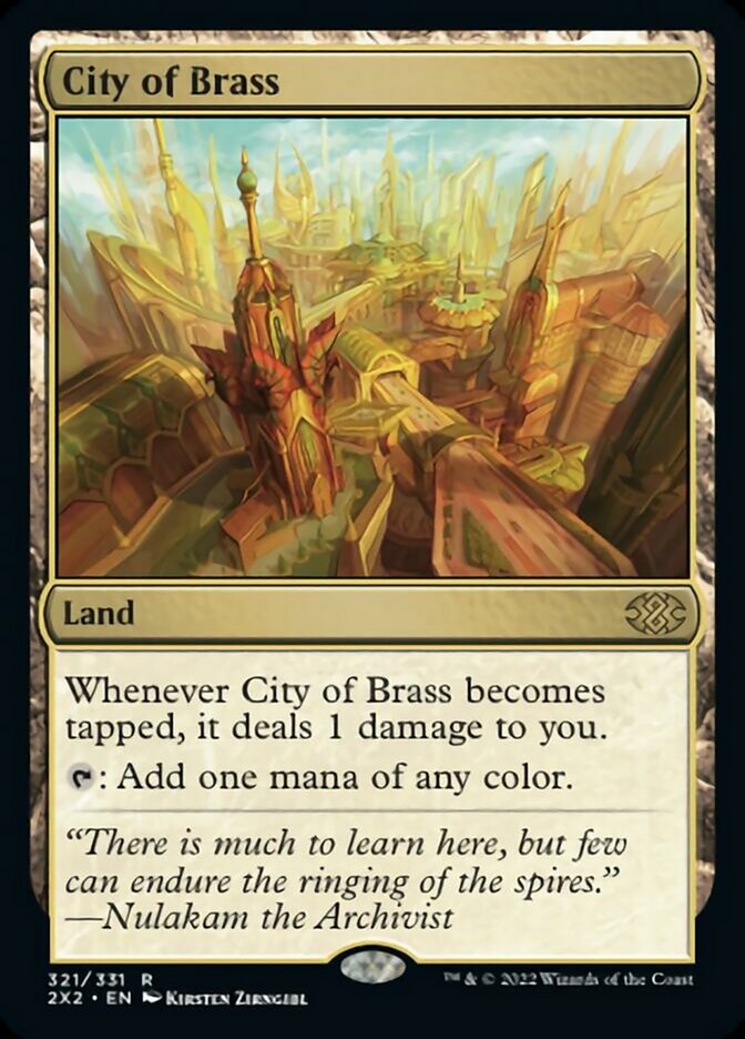 City of Brass [Double Masters 2022] | Exor Games Truro