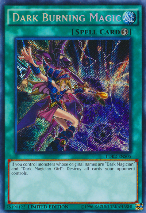 Dark Burning Magic [LDK2-ENS05] Secret Rare | Exor Games Truro