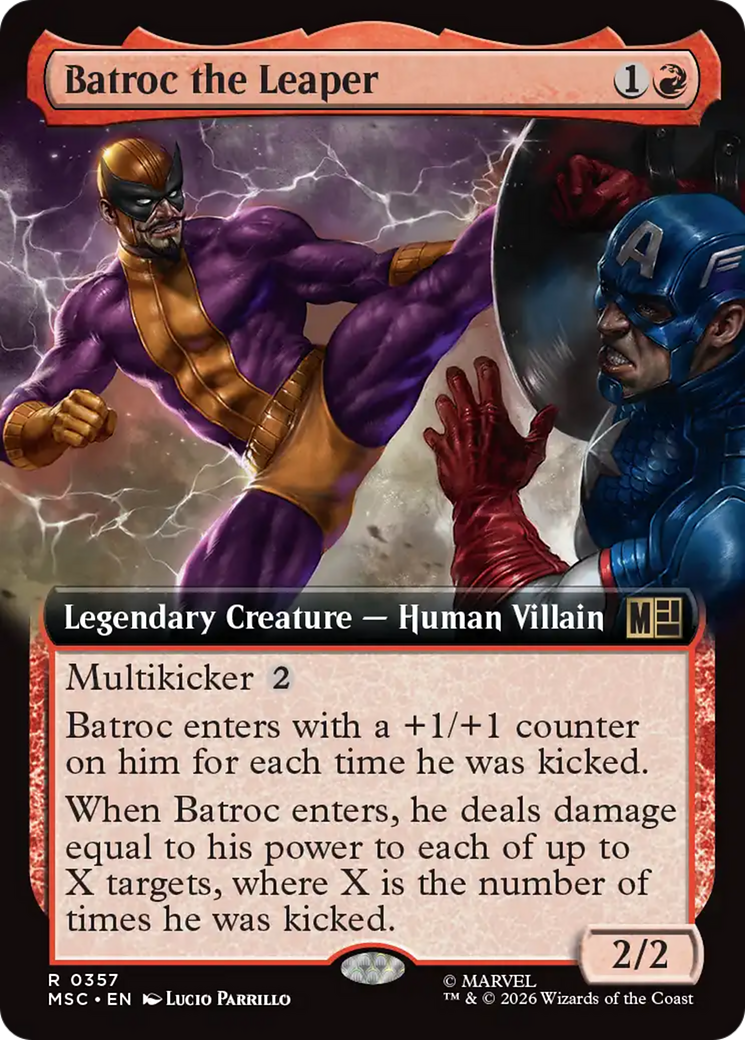 Batroc the Leaper (Extended Art) [Marvel Super Heroes Commander] | Exor Games Truro