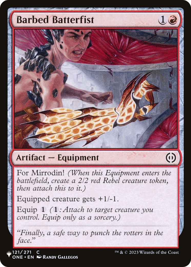 Barbed Batterfist [The List] | Exor Games Truro