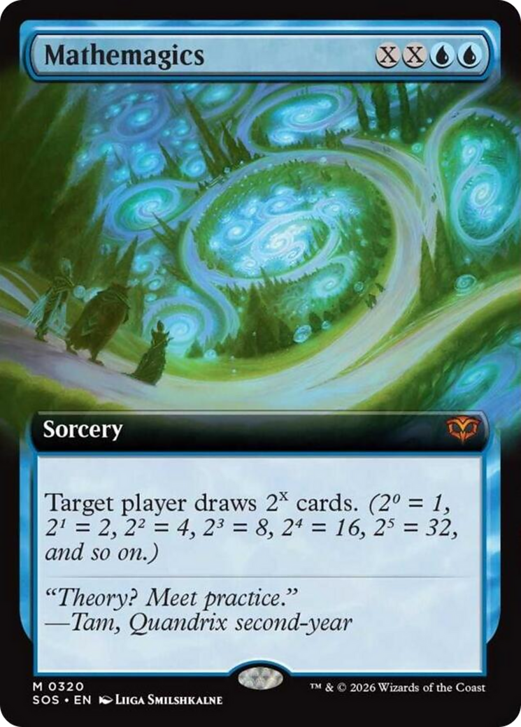Mathemagics (Extended Art) [Secrets of Strixhaven] | Exor Games Truro
