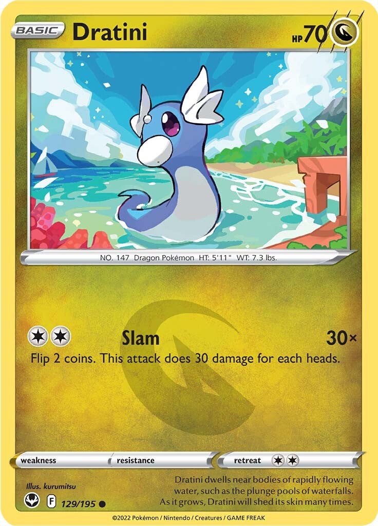 Dratini (129/195) [Sword & Shield: Silver Tempest] | Exor Games Truro