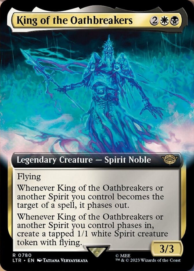 King of the Oathbreakers (Extended Art) (Surge Foil) [The Lord of the Rings: Tales of Middle-Earth] | Exor Games Truro