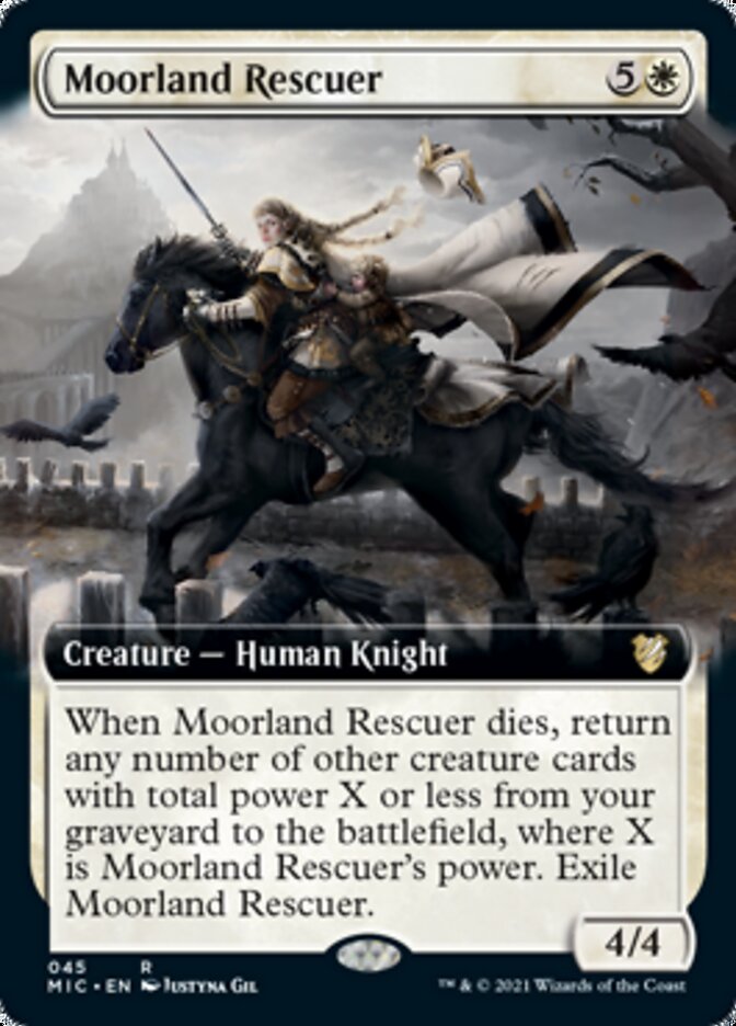 Moorland Rescuer (Extended Art) [Innistrad: Midnight Hunt Commander] | Exor Games Truro