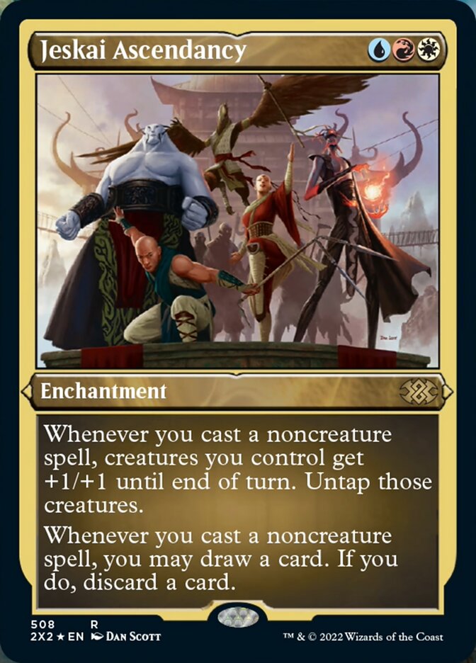 Jeskai Ascendancy (Foil Etched) [Double Masters 2022] | Exor Games Truro