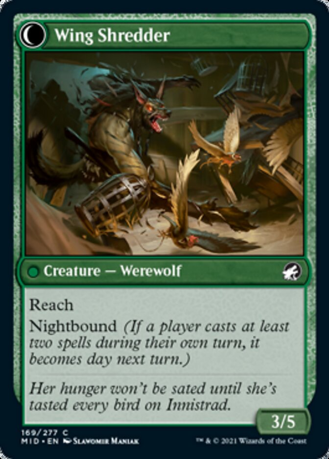 Bird Admirer // Wing Shredder [Innistrad: Midnight Hunt] | Exor Games Truro