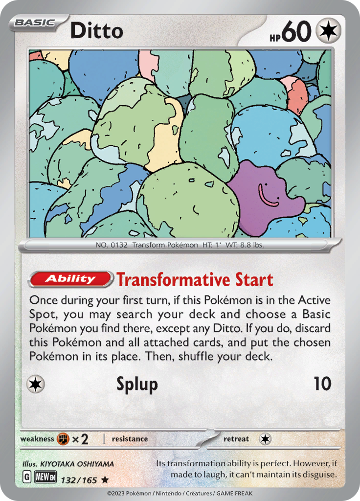 Ditto (132/165) [Scarlet & Violet 151] | Exor Games Truro