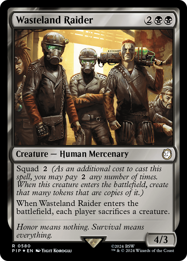 Wasteland Raider (Surge Foil) [Fallout] | Exor Games Truro