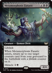 Metamorphosis Fanatic (Extended Art) [Duskmourn: House of Horror Commander] | Exor Games Truro