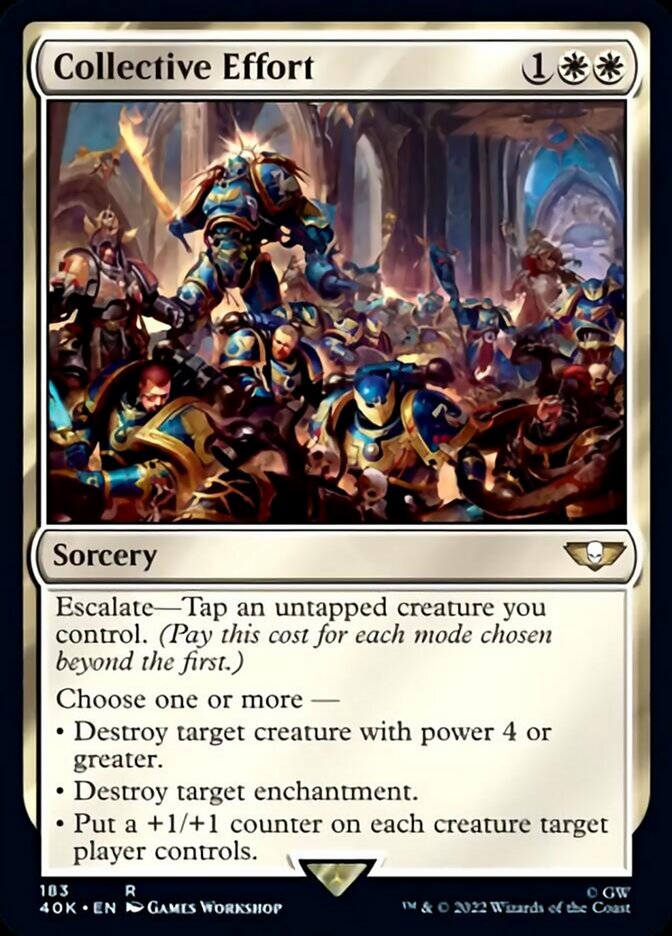 Collective Effort (Surge Foil) [Warhammer 40,000] | Exor Games Truro