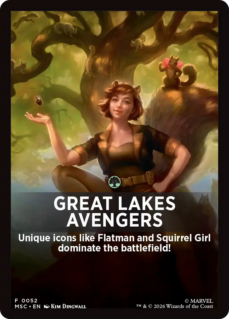Great Lakes Avengers Theme Card [Marvel Super Heroes Commander] | Exor Games Truro