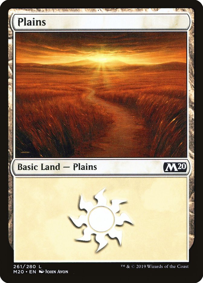 Plains (261) [Core Set 2020] | Exor Games Truro