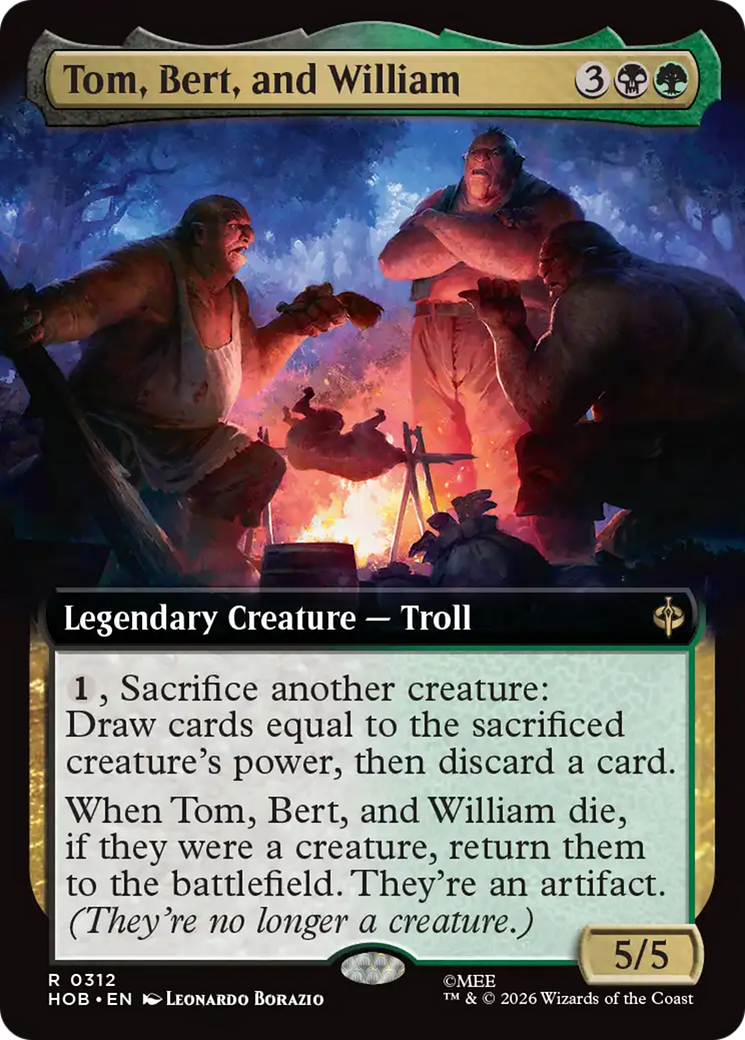 Tom, Bert, and William (Extended Art) [The Hobbit] | Exor Games Truro