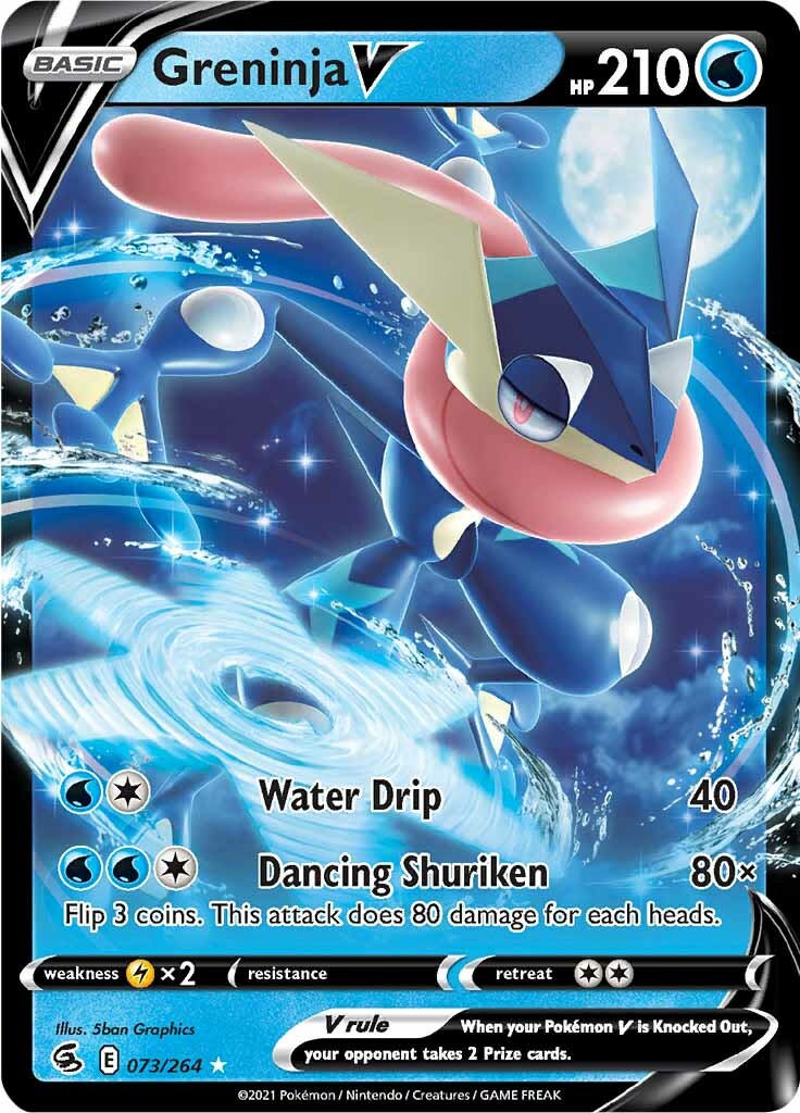 Greninja V (073/264) [Sword & Shield: Fusion Strike] | Exor Games Truro