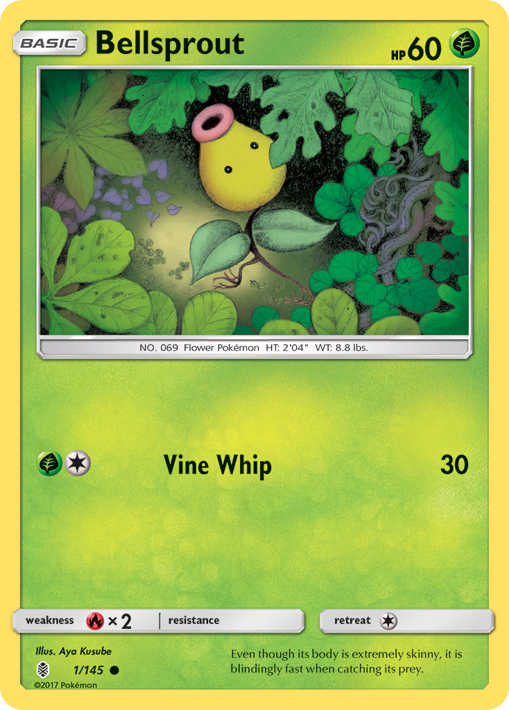 Bellsprout (1/145) [Sun & Moon: Guardians Rising] | Exor Games Truro