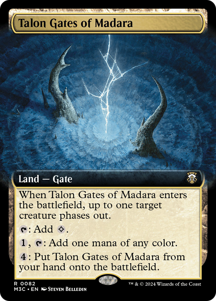 Talon Gates of Madara (Extended Art) (Ripple Foil) [Modern Horizons 3 Commander] | Exor Games Truro