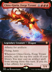 Chiss-Goria, Forge Tyrant (Extended Art) [Phyrexia: All Will Be One Commander] | Exor Games Truro