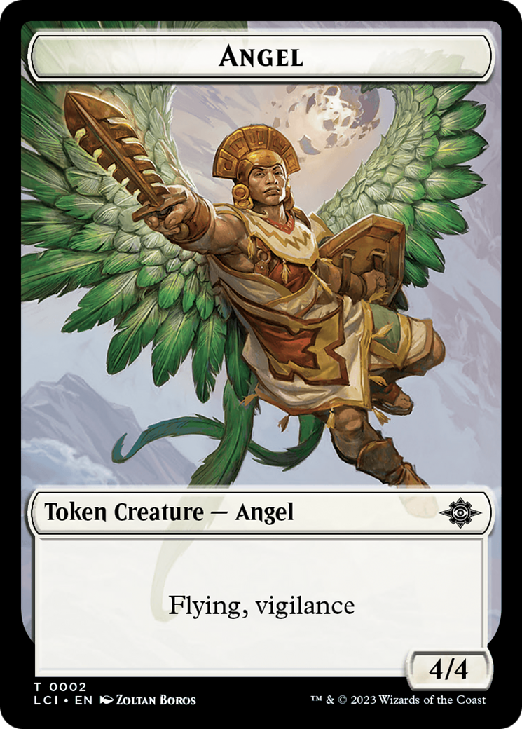 Angel Token [The Lost Caverns of Ixalan Tokens] | Exor Games Truro