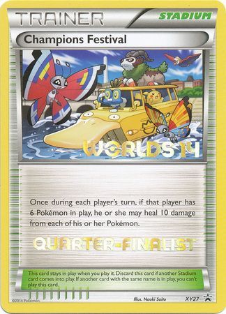 Champions Festival (XY27) (2014 Quarter Finalist) [XY: Black Star Promos] | Exor Games Truro