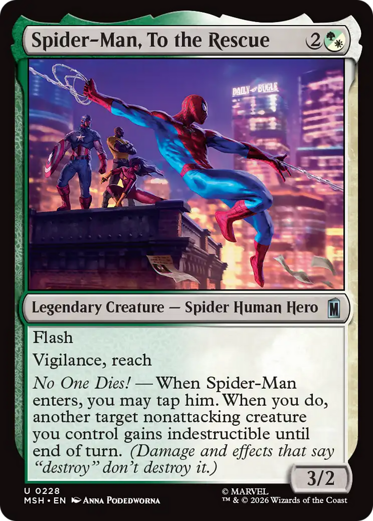 Spider-Man, To the Rescue (Borderless) [Marvel Super Heroes] | Exor Games Truro