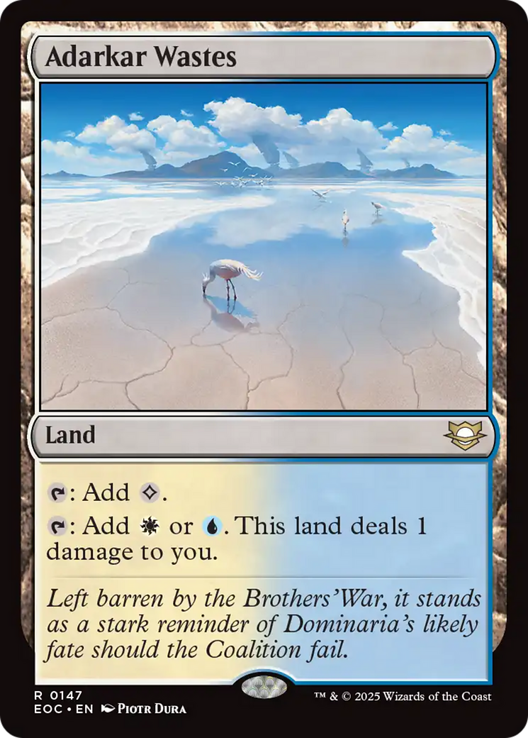 Adarkar Wastes [Edge of Eternities Commander] | Exor Games Truro
