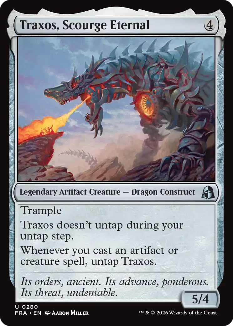 Traxos, Scourge Eternal [Reality Fracture] | Exor Games Truro