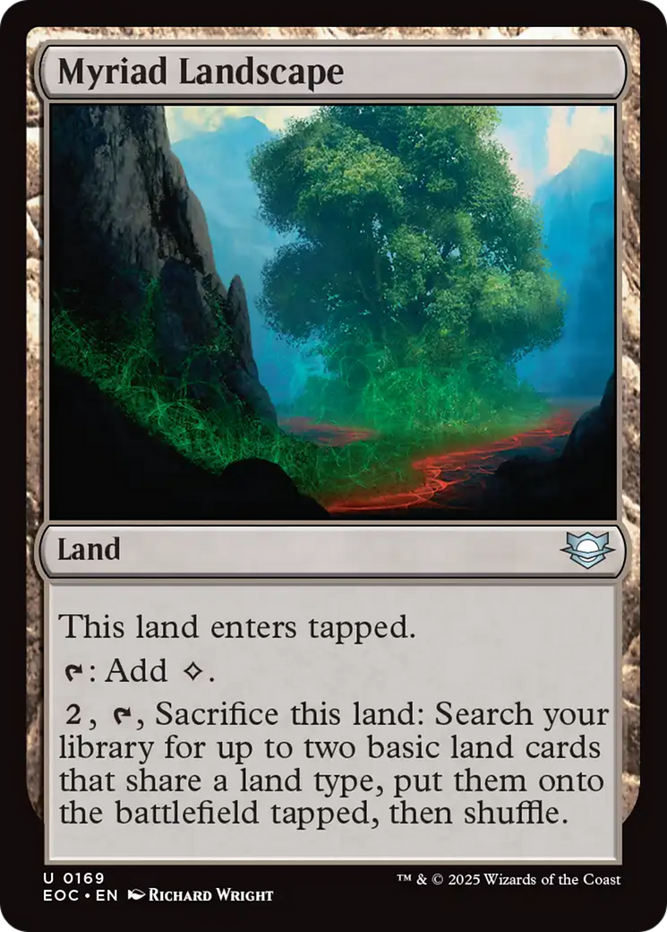 Myriad Landscape [Edge of Eternities Commander] | Exor Games Truro