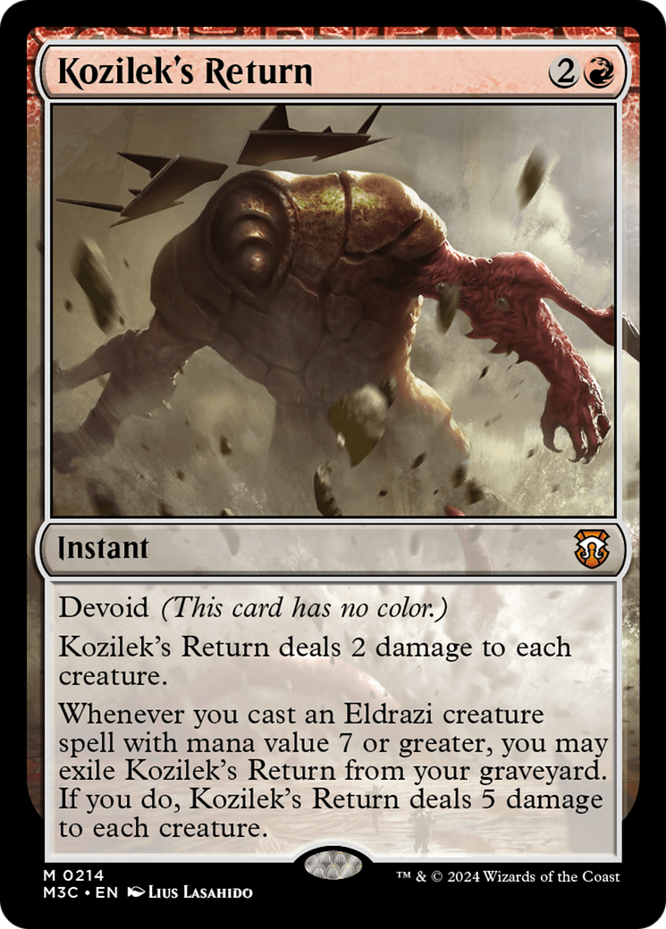 Kozilek's Return (Ripple Foil) [Modern Horizons 3 Commander] | Exor Games Truro