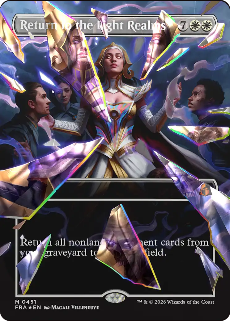 Return to the Light Realms (Borderless) (Facet Foil) (0415) [Reality Fracture] | Exor Games Truro