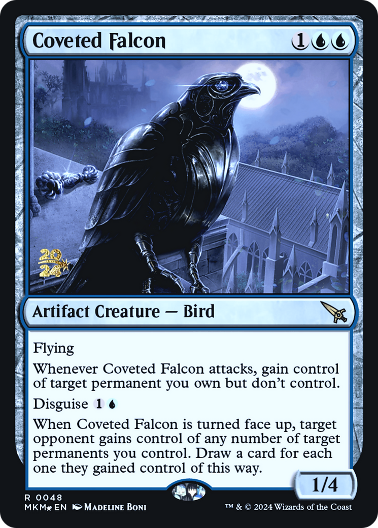 Coveted Falcon [Murders at Karlov Manor Prerelease Promos] | Exor Games Truro