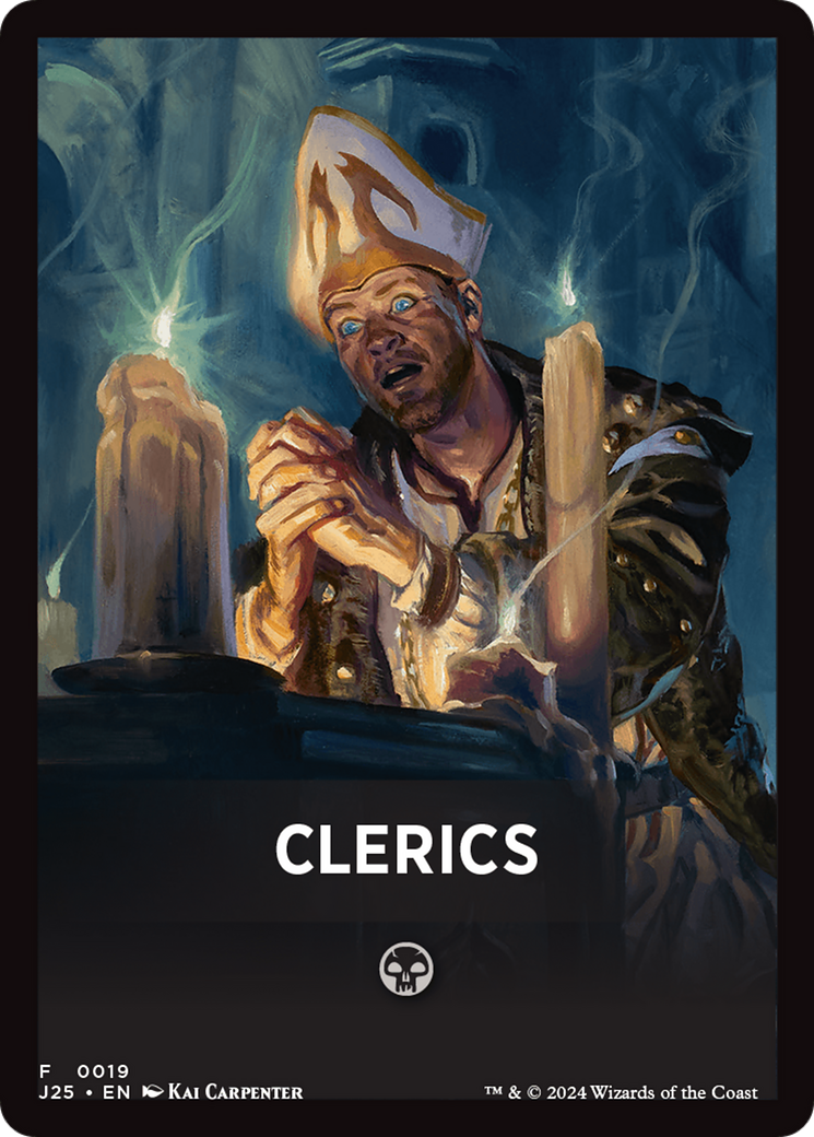 Clerics Theme Card [Foundations Jumpstart Front Cards] | Exor Games Truro