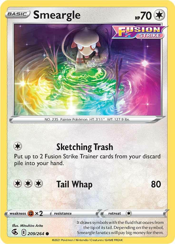Smeargle (209/264) [Sword & Shield: Fusion Strike] | Exor Games Truro