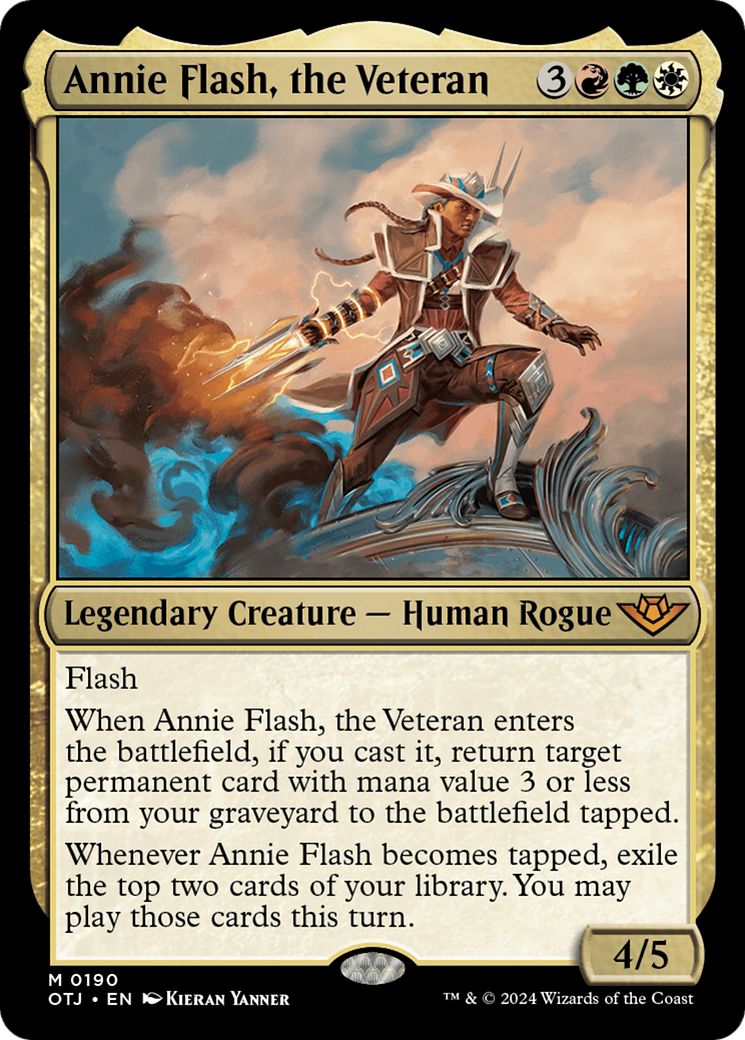 Annie Flash, the Veteran [Outlaws of Thunder Junction] | Exor Games Truro