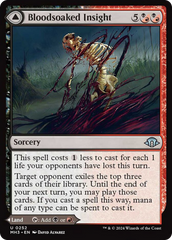 Bloodsoaked Insight // Sanguine Morass [Modern Horizons 3] | Exor Games Truro