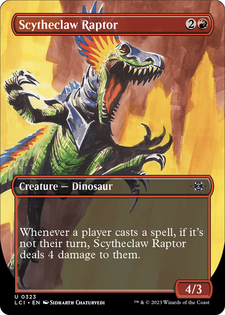 Scytheclaw Raptor (Borderless) [The Lost Caverns of Ixalan] | Exor Games Truro