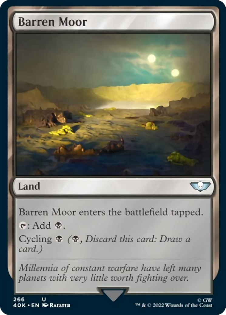 Barren Moor (Surge Foil) [Warhammer 40,000] | Exor Games Truro