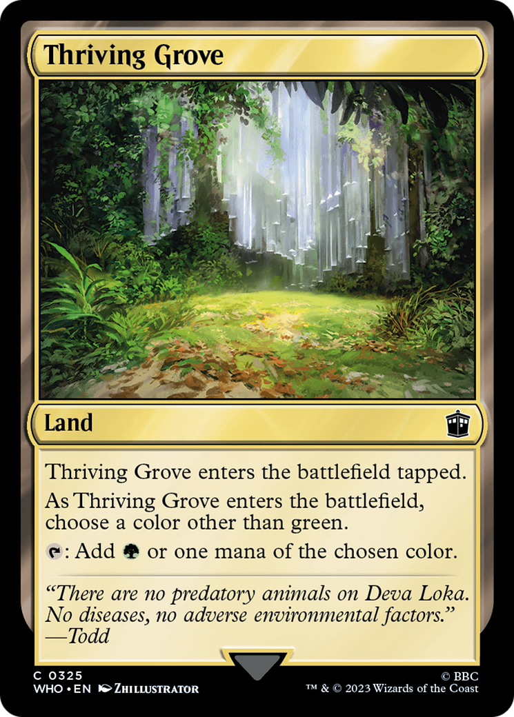 Thriving Grove [Doctor Who] | Exor Games Truro